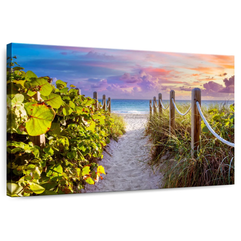 Gillard Sandy Path With Seagrapes Florida, 26" H x 39" W