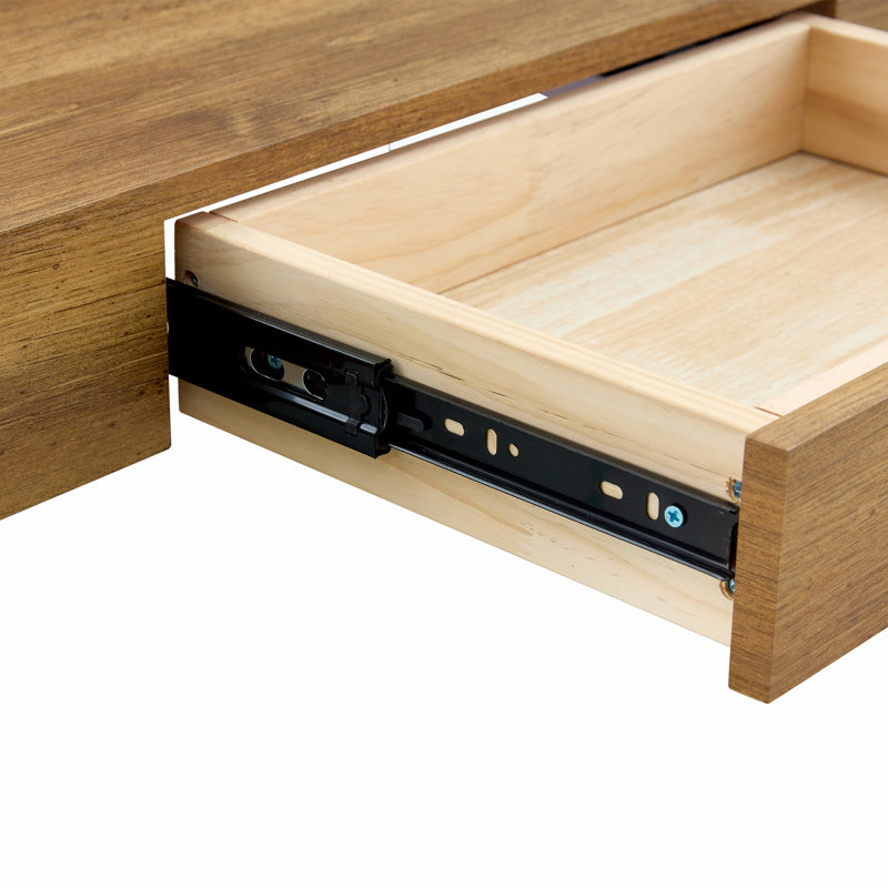 Table basse moderne à deux niveaux, Blanc