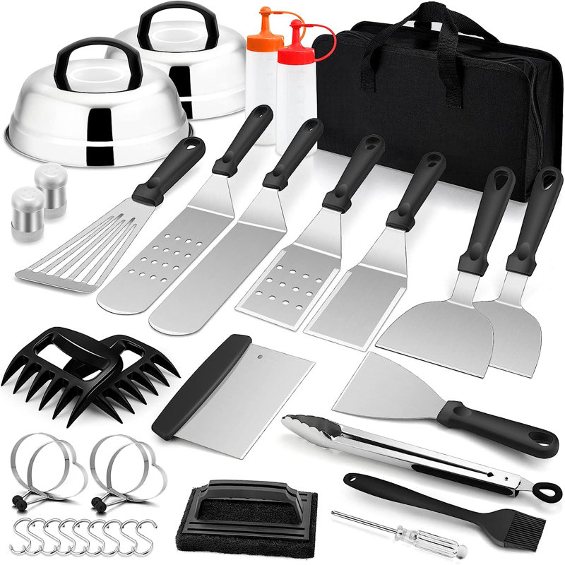 Ensemble d'outils de cuisson en acier inoxydable