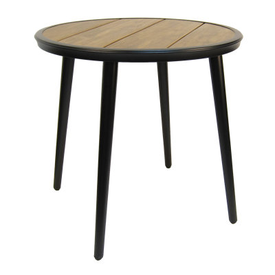 Table de patio d'extérieur en aluminium
