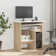 Desk Computer Desk Home Office Antoniu Desk with Keyboard Tray Engineered Wood