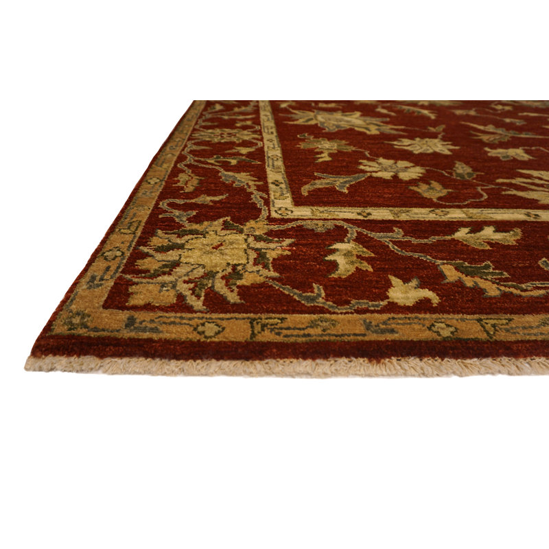 Essence Hand Knotted Wool Area Rug, Rectangle 5' x 7'