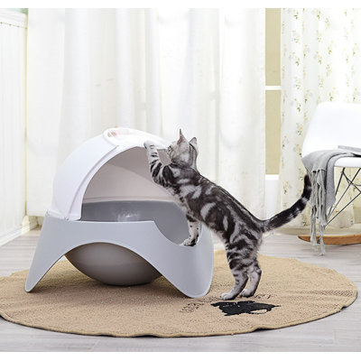 Litière avec couvercle Riverton Modern Dome