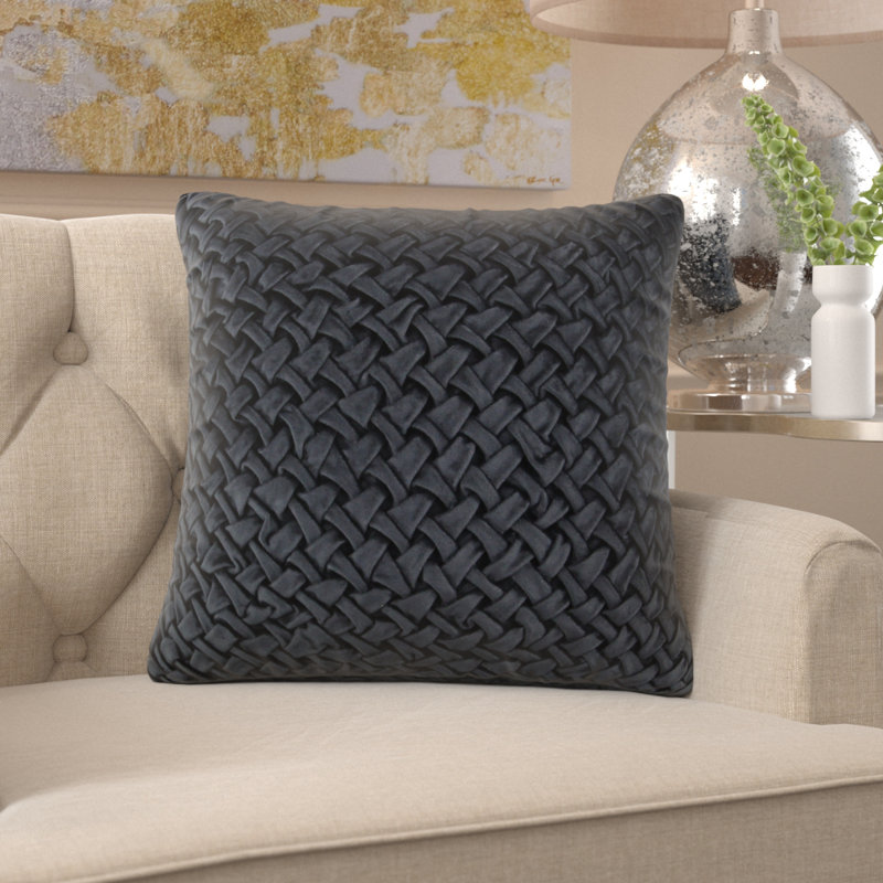  Coussin Modern, 20 po x 20 po, Blanc