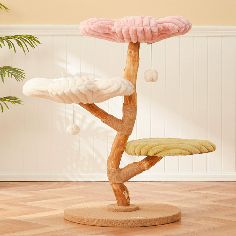 3 Tiers Cat Tree with Perch,Scratching Posts