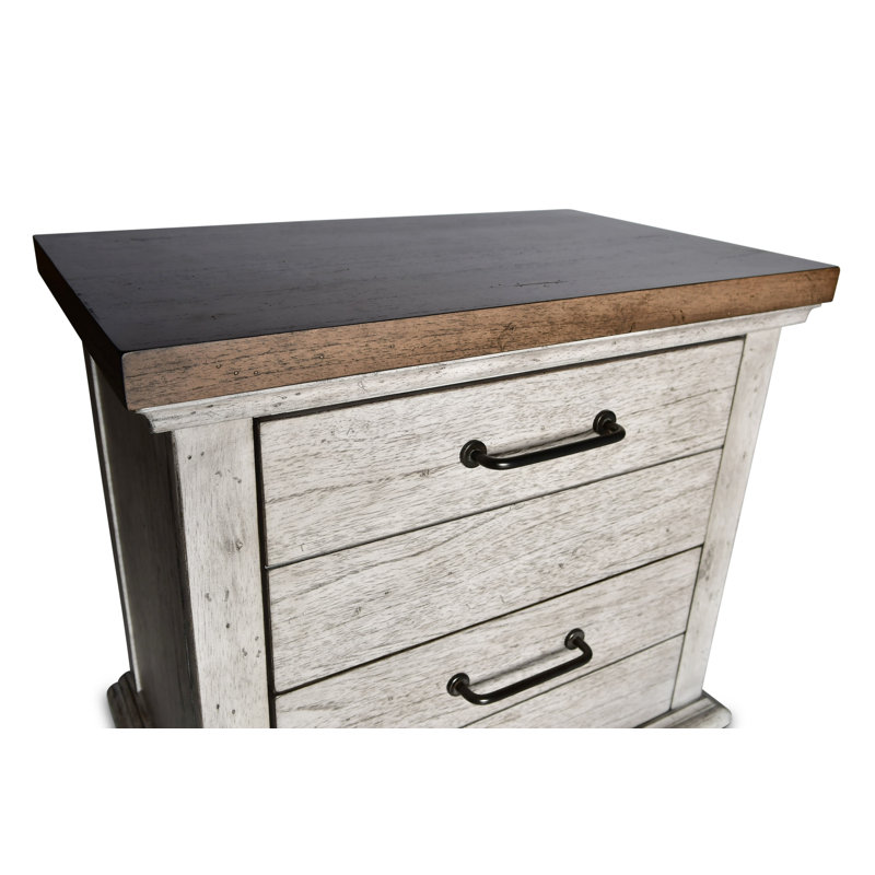 Elgin 28'' W Nightstand, Ivory