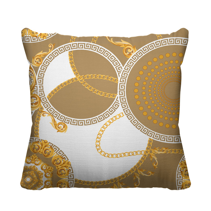 Housse et insert de coussin extérieur Tobin, L 15 po x H 15 po, Beige