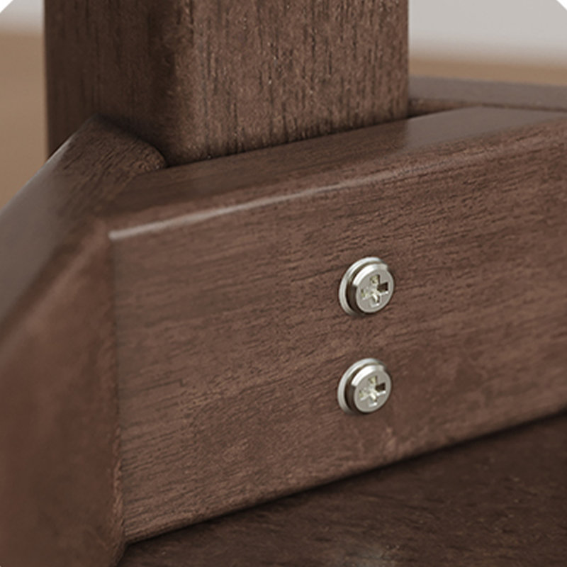 Bureau d'écriture Brekvin 55,1 po en bois massif pour petits espaces, 55.1 inches