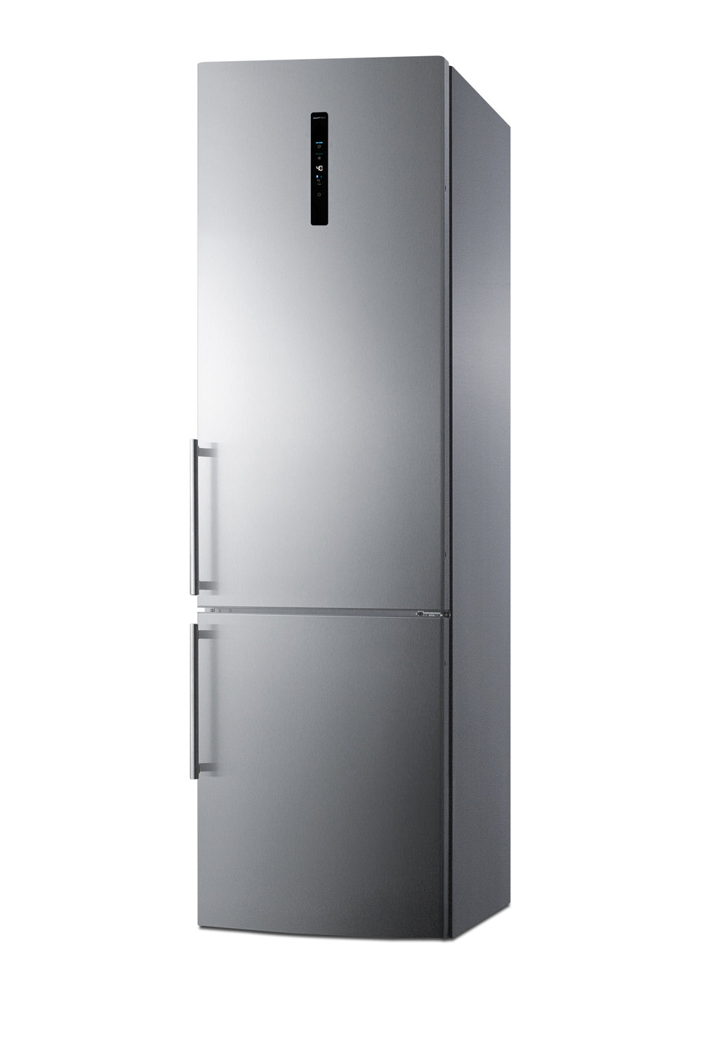 Haier 16.8-cu ft Counter-depth Bottom-Freezer Refrigerator (Stainless)  ENERGY STAR in the Bottom-Freezer Refrigerators department at