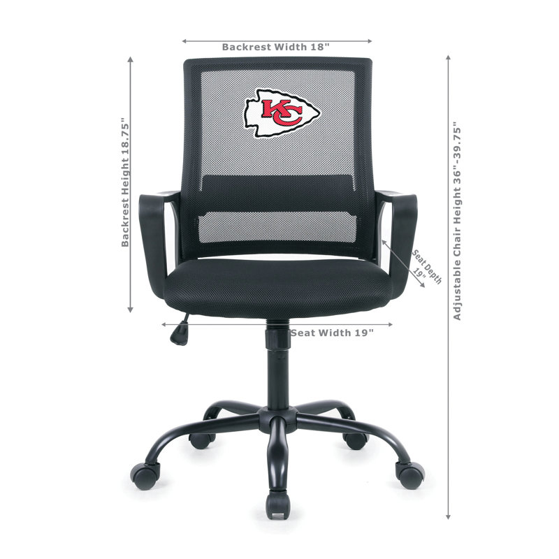 NFL Office Task Chair, Kansas City Chiefs