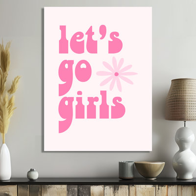 Lets Go Girls - décoration murale de cow-filles