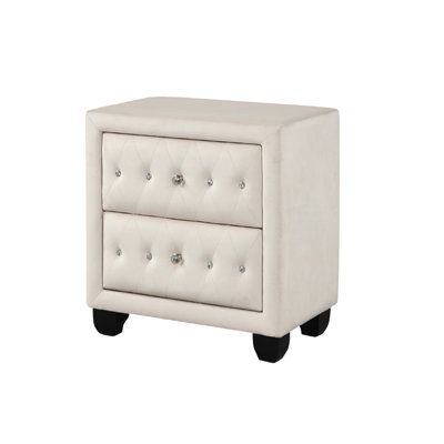 Table de chevet 2 tiroirs Rausch
