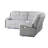 U6028 Grey Sectional With Led