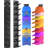 2 Pack Hat Organizer, Strong Adhesive Hat Rack For Wall, Multilayer Hat Storage Display Holder,Black