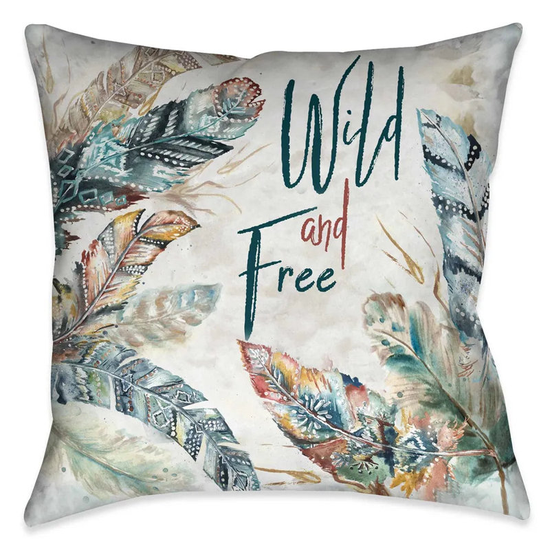 Wild And Free Throw Pillow