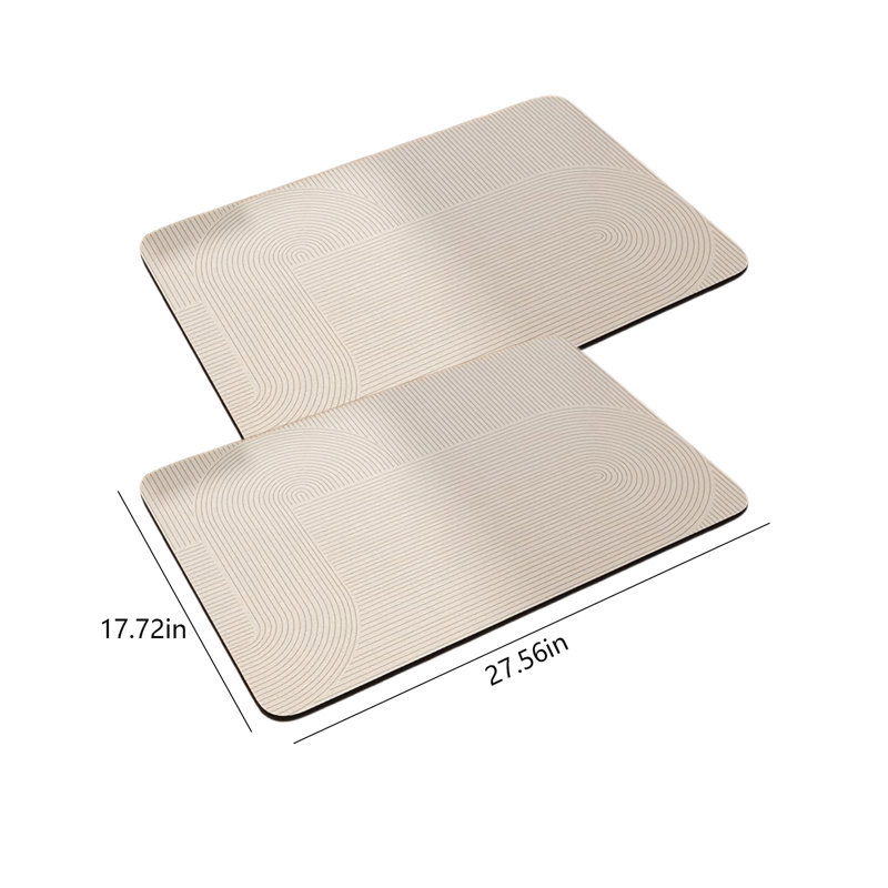 Absorbent Non-Slip Quick-Dry Bathroom Rug, 17.72" L x 27.56" W