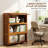 Simple Freestanding Bookcase And Multi-Tier Storage Unit