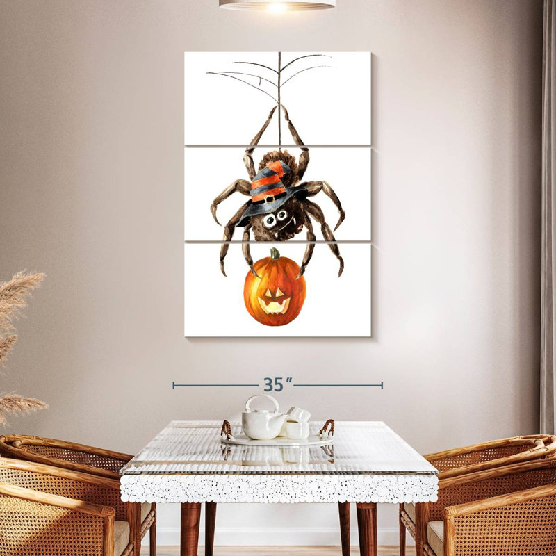 Brampt Spider Pumpkin, 50" H x 32" W