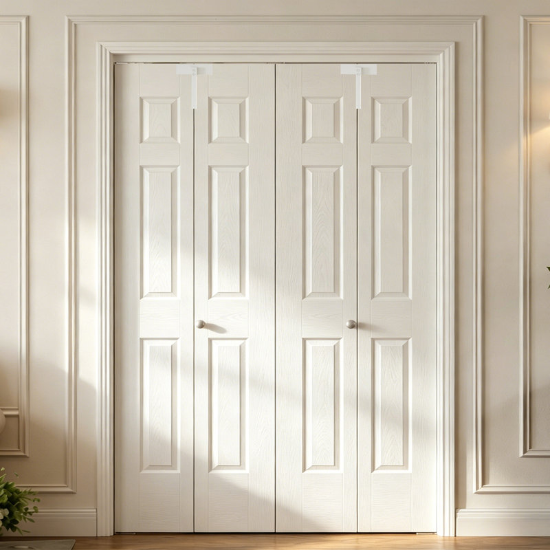 Porte pliante à 6 panneaux Bifold, 60"X80"