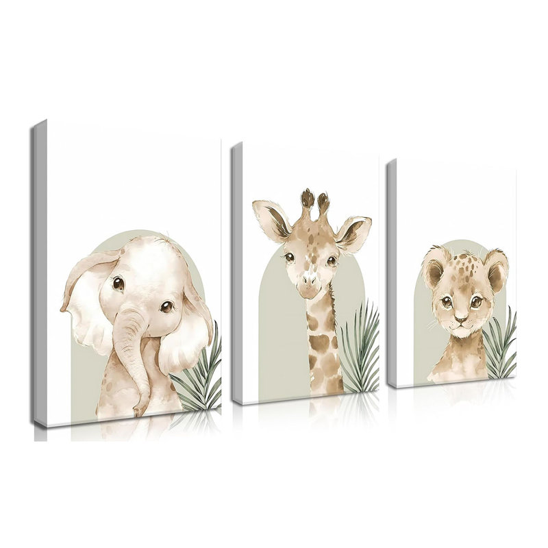 3 Piece Wrapped Canvas Print, 40 cm H x 30 cm W