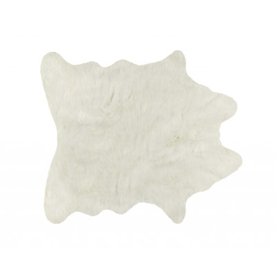 Tapis blanc cassé fabriqué à la main Vickrey