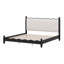 Lit plateforme classique en bois avec tête de lit tapissier festonnée élégante-126048814-126048816