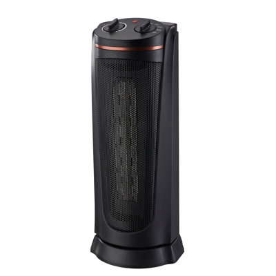 18" Oscillating Tower Heater w/ Thermostat