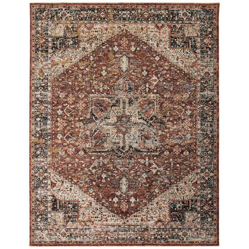 Oriental Indoor Rug, Rectangle 7'10" x 10'