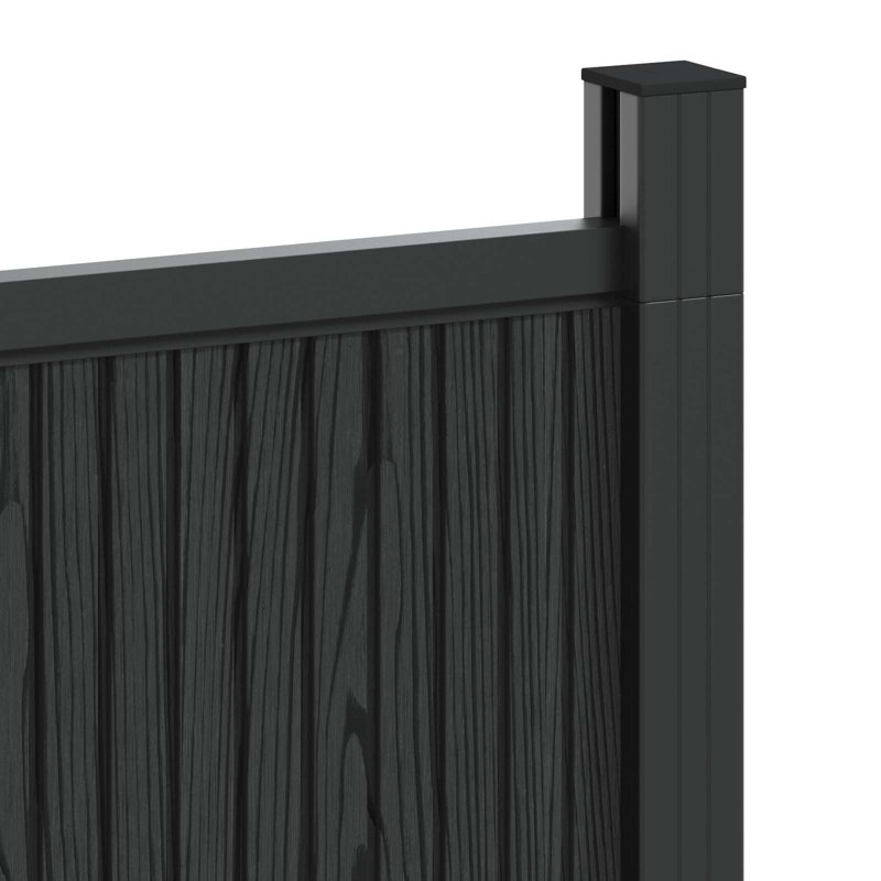 186.5 cm H Aluminium Fencing Kits Fencing, 186.5cm H x 530cm W, 4