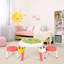 Charisse Kids 3 Piece Round Play Or Activity Table and Chair Set-1937017416