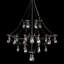 Lustre en cristal moderne, suspension en cristal
