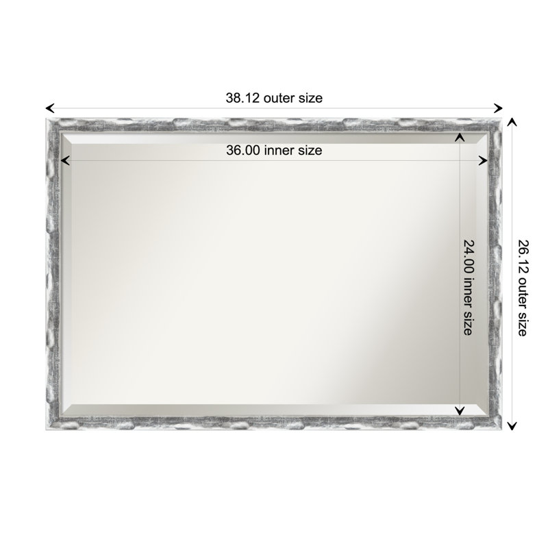 Duice Flat Mirror, 26.12" x 38.12"
