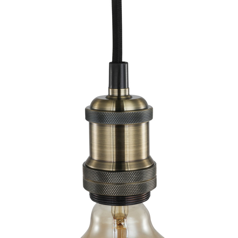 Pinnix 1 - Light Single Pendant, Antique Brass