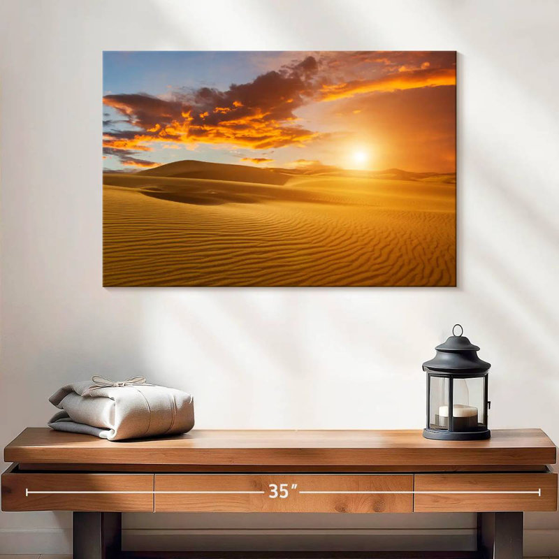 Alvord Sahara Desert Sundown, 16" H x 24" W