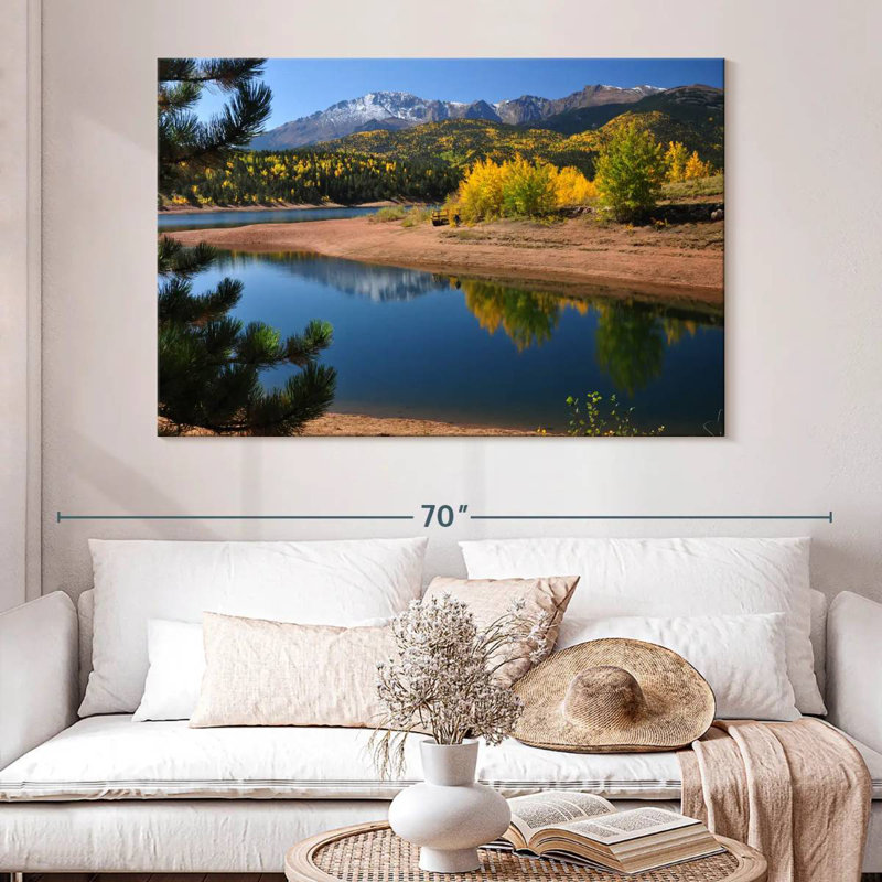 Réservoir de cristal Alvord - automne, H 34 po x l 51 po