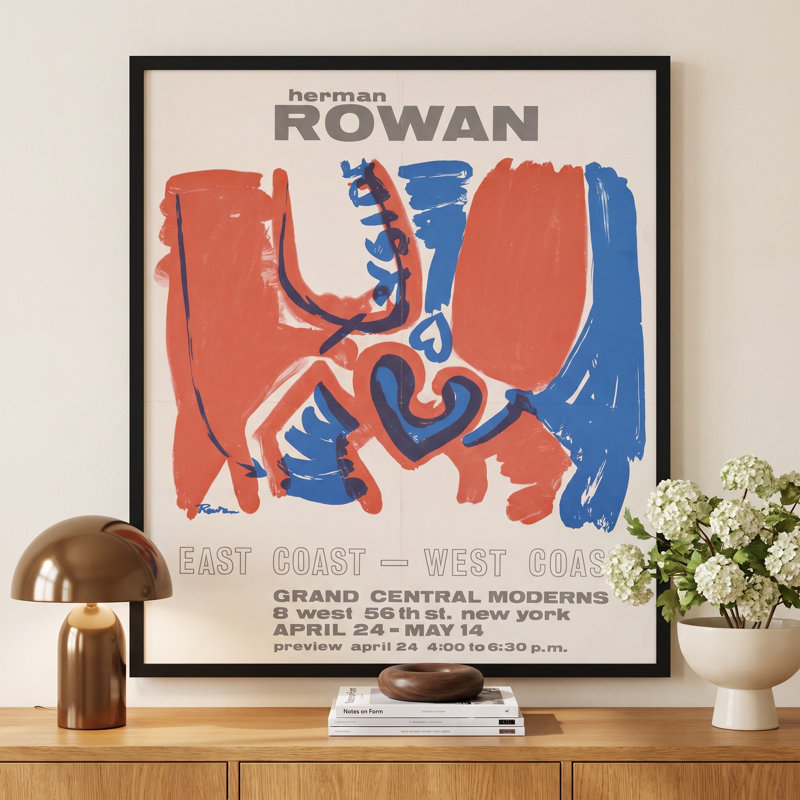 'Herman Rowan' Framed Graphic Art Print