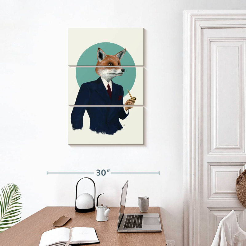 Brampt Mr. Fox, 32" H x 20" W