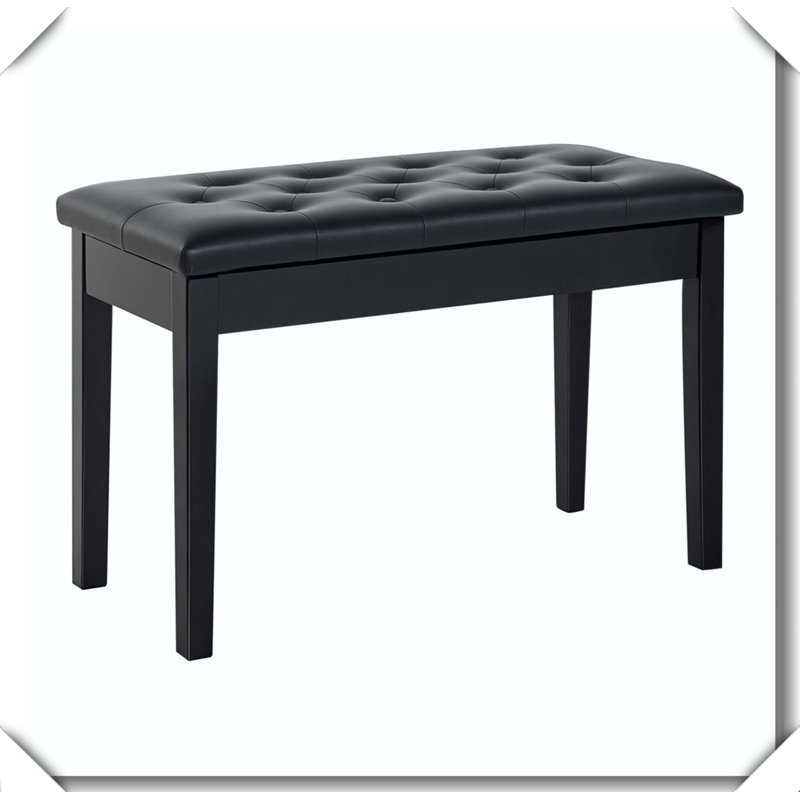 Chaise de piano, Noir