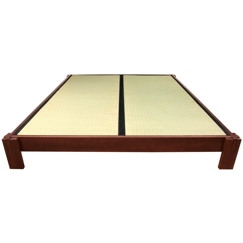 Christofor Solid Wood Bed, California King, Honey