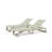 Vinita 78.75" L Reclining Acacia Wood Outdoor Chaise Lounge -445732892-528456028
