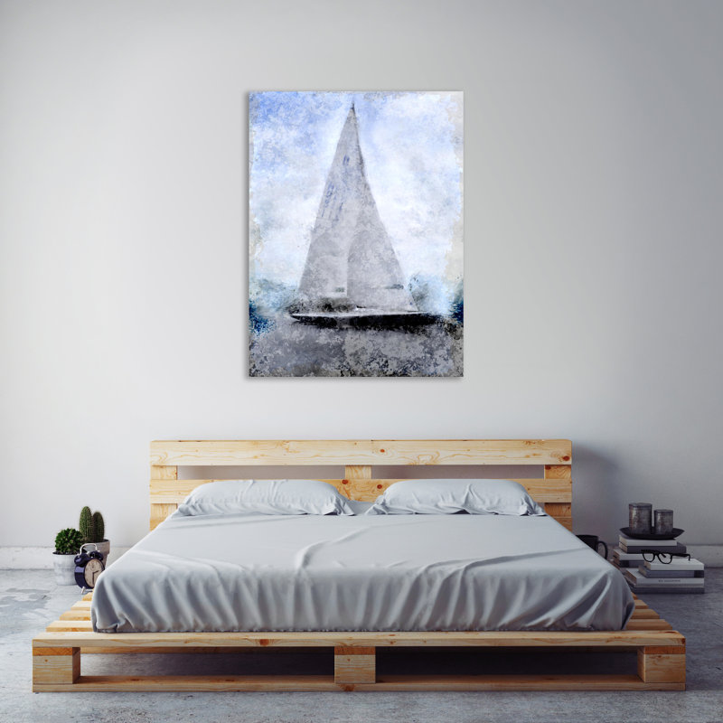 In The Harbor by Kimberly Allen - Wrapped Canvas Painting, 41cm H x 30cm W x 4cm D