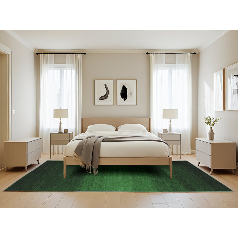 Washable Abstract Indoor Rug, Rectangle 5' x 8'