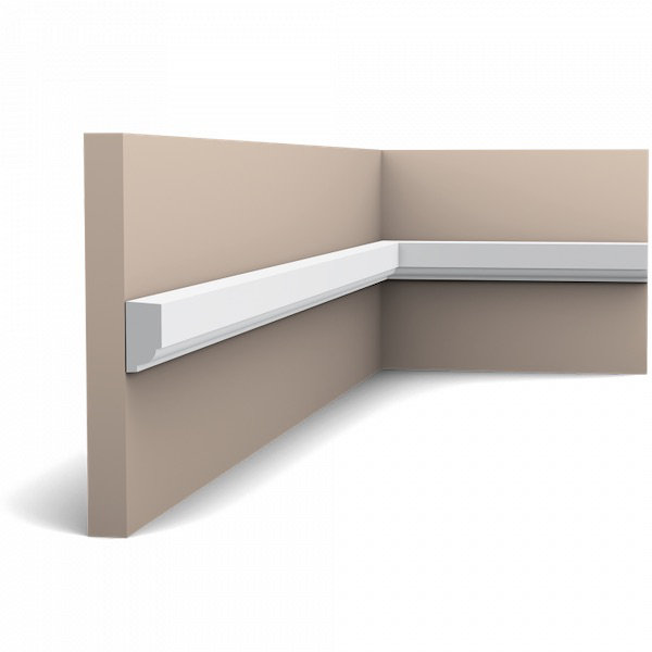 Premium 2.5 cm H x 200 cm W x 1.3 cm D Chair Rail