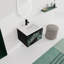 Meuble-lavabo mural 24 po avec lavabo en céramique