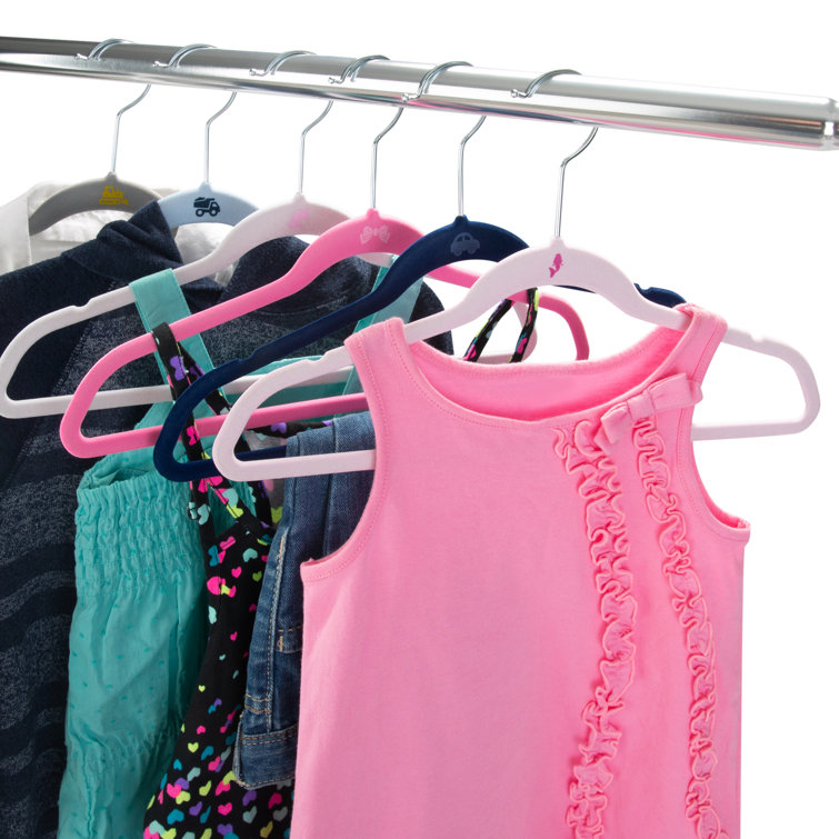 SereneLife Plastic Non-Slip Standard Hanger for Dress/Shirt