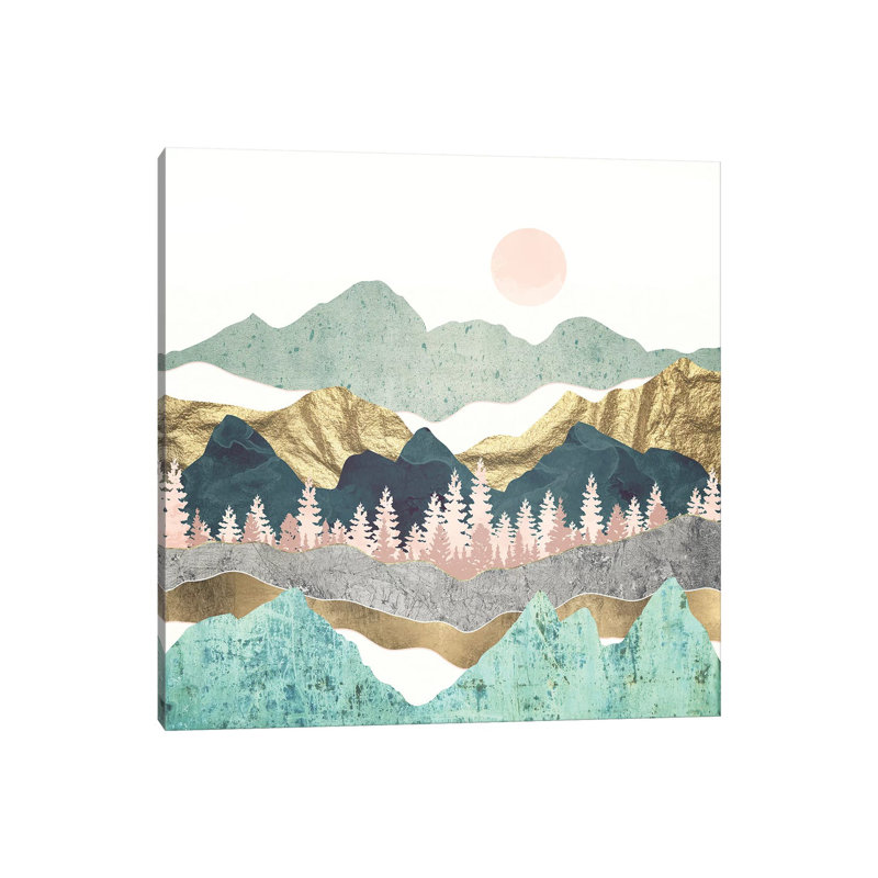Summer Vista - Imprimé, Toile tendue, H 18 po x l 18 po x 1,5 po