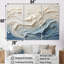Ensemble d'art mural Clareen - vagues côtières (ensemble de 3)-107752513-107752514