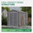 4x6 Ft Resin Outdoor Storage Shed With Built-in Ventilation & Lockable Door For Backyard-122846205