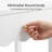Set of 2 White Nightstands with Drawer, Modern Bedside Tables with Scalloped Apron Detail, Compact End Tables for Bedroom, Living Room & Small Spaces