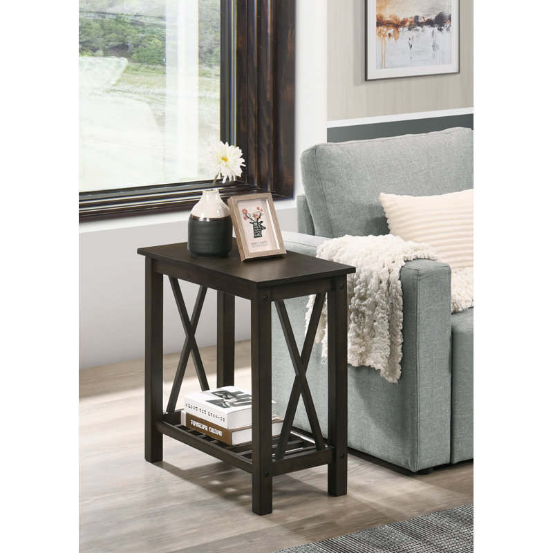 Calaweigh End Table, Dark Grey